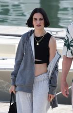 AMY ADAMS and JENNY SLATE Filming on a Yacht for At the Sea in Quincy 07/23/2024