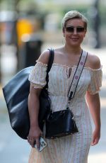 AMY DOWDEN Arrives at Strictly Come Dancing Rehearsals in London 07/24/2024