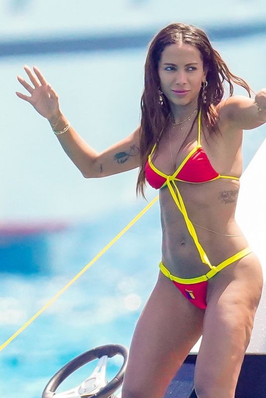 ANITTA in Bikini at a Yacht in Saint-Tropez 07/17/2024