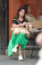 ANNA ACTON Out for Coffee Frappuccino in London 07/17/2024