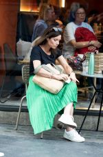 ANNA ACTON Out for Coffee Frappuccino in London 07/17/2024