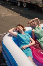 ANNE HATHAWAY and JESSICA CHASTAIN for Hollywood Authentic, July 2024