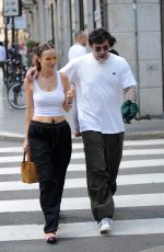 ANOUKI ARESHIDZE and Kakha Kaladze Out in Milan 07/01/2024