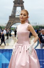 ARIANA GRANDE at Paris 2024 Olympic Games Opening Ceremony in Paris 07/26/2024
