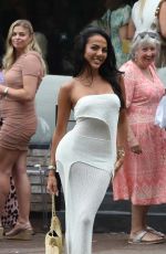 ARIANNA AJTAR Arrives at The Miscela Shop Opening in Swinton, Manchester 07/20/2024