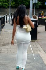ARIANNA AJTAR Arrives at The Miscela Shop Opening in Swinton, Manchester 07/20/2024