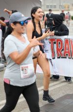 ATIANA DE LA HOYA Completes 5k Run at Travis Barker