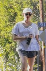 AUBREY PLAZA and Jeff Out Hikinig in Griffith Park 07/05/2024