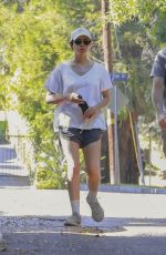 AUBREY PLAZA and Jeff Out Hikinig in Griffith Park 07/05/2024