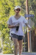 AUBREY PLAZA and Jeff Out Hikinig in Griffith Park 07/05/2024