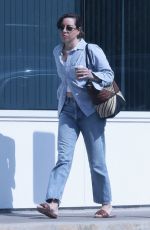 AUBREY PLAZA Heading to a Studio in Los Angeles 07/16/2024