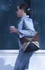 AUBREY PLAZA Heading to a Studio in Los Angeles 07/16/2024
