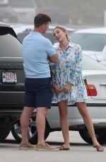 AURORA CULPO and Paul Bernon After Boat Ride with Culpo Family in Westerly 06/28/2024