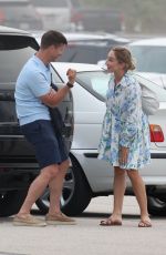 AURORA CULPO and Paul Bernon After Boat Ride with Culpo Family in Westerly 06/28/2024