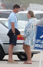 AURORA CULPO and Paul Bernon After Boat Ride with Culpo Family in Westerly 06/28/2024