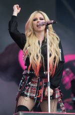 AVRIL LAVIGNE Performs at Glastonbury Festival 2024 at Worthy Farm Pilton 06/30/2024
