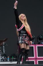 AVRIL LAVIGNE Performs at Glastonbury Festival 2024 at Worthy Farm Pilton 06/30/2024