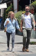 BECKI NEWTON and Chris Diamantopoulos out for Lunch in Los Feliz 07/20/2024