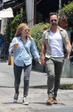 BECKI NEWTON and Chris Diamantopoulos out for Lunch in Los Feliz 07/20/2024