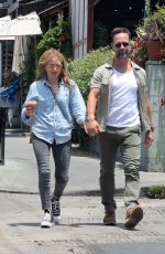 BECKI NEWTON and Chris Diamantopoulos out for Lunch in Los Feliz 07/20/2024