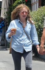 BECKI NEWTON and Chris Diamantopoulos out for Lunch in Los Feliz 07/20/2024