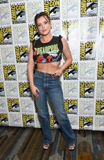 BELLA THORNE at The Tower Press Line at Comic-Con 2024 in San Diego 07/26/2024