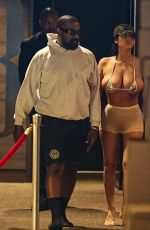 BIANCA CENSORI and Kanye West Out for Lunch at Bludso