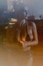 BIANCA CENSORI Grabbing Drinks with a Friend at Chateau Marmont in Los Angeles 07/21/2024