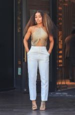 BLAC CHYNA Arrives at Studio in Burbank 07/24/2024