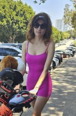 BLANCA BLANCO Arrives at Rancho Park Golf Course in Los Angeles 07/16/2024