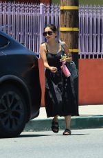 BRENDA SONG in a Black Summer Dress Out in Los Angeles 07/19/2024
