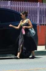 BRENDA SONG in a Black Summer Dress Out in Los Angeles 07/19/2024