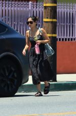 BRENDA SONG in a Black Summer Dress Out in Los Angeles 07/19/2024