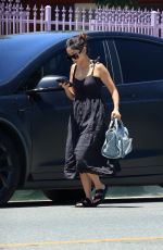 BRENDA SONG in a Black Summer Dress Out in Los Angeles 07/19/2024