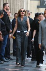 BRIE LARSON Arrives at Kevin Feige