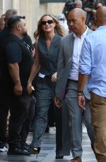 BRIE LARSON Arrives at Kevin Feige