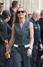 BRIE LARSON Arrives at Kevin Feige