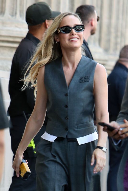 BRIE LARSON Arrives at Kevin Feige’s Walk of Fame Ceremony in Los Angeles 07/25/2024