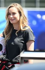 BRIE LARSON at Portland Formula E-Prix World Championship in Portland 06/29/2024