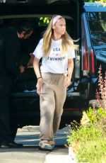 BRIE LARSON Heading to Airport in Los Angeles 07/31/2024