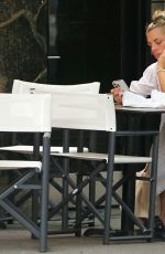 BUSY PHILIPPS Out for Breakfast at Sofia