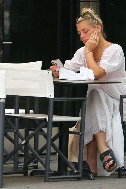 BUSY PHILIPPS Out for Breakfast at Sofia