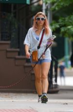 BUSY PHILIPPS Out with Her Dog in New York 07/18/2024