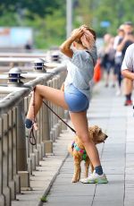BUSY PHILIPPS Out with Her Dog in New York 07/18/2024