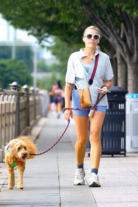 BUSY PHILIPPS Out with Her Dog in New York 07/18/2024