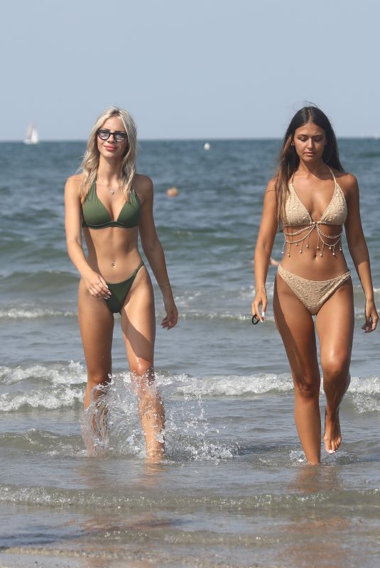 CAMILLA DE BERARDINS and SWAMI DI NOIA in Bikinis at a Beach in Milano Marittima 07/19/2024