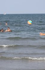 CAMILLA DE BERARDINS and SWAMI DI NOIA in Bikinis at a Beach in Milano Marittima 07/19/2024