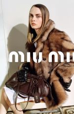 CARA DELEVINGNE for Miu Miu Fall/Winter 2024 Campaign