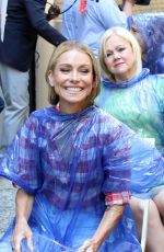 CAROLINE RHEA, KELLY RIPA and DEJA VU at Live with Kelly & Mark Host 4th of July Games at ABC Studios in New York 07/02/2024