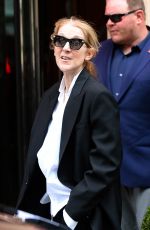 CELINE DION Arrives at Royal Monceau Hotel in Paris 07/23/2024